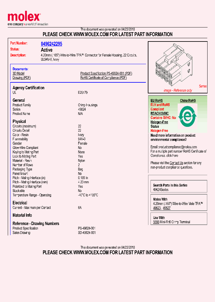 49624-2295_4910700.PDF Datasheet