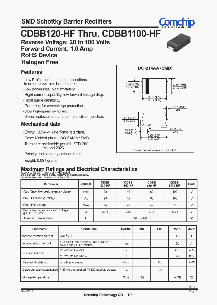 CDBB160-HF_4991577.PDF Datasheet