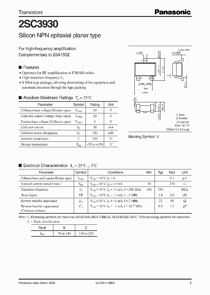 2SC3930_5008236.PDF Datasheet