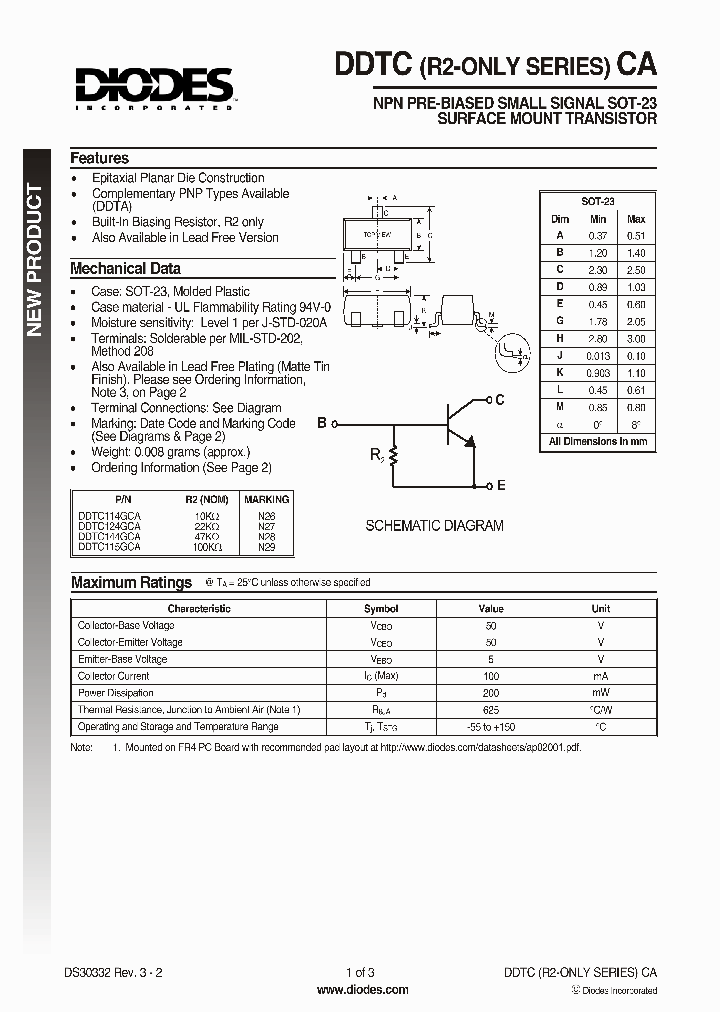 DDTC124GCA_5132331.PDF Datasheet