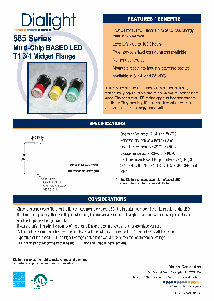 585-1421_5183615.PDF Datasheet