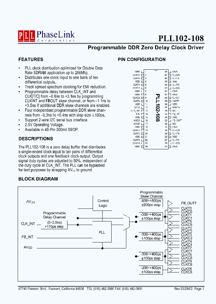 PLL102-108XM_5270198.PDF Datasheet