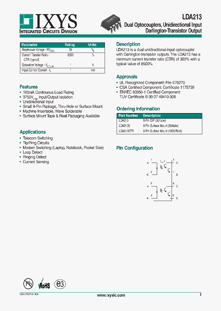 LDA213STR_5360261.PDF Datasheet