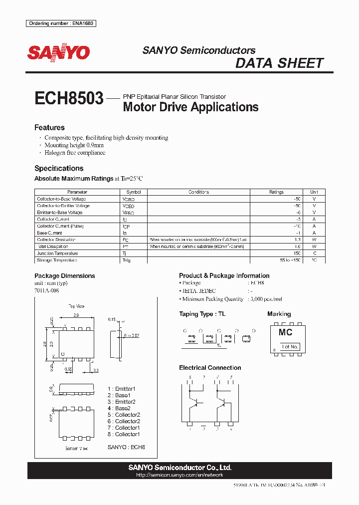 ECH8503_5412661.PDF Datasheet