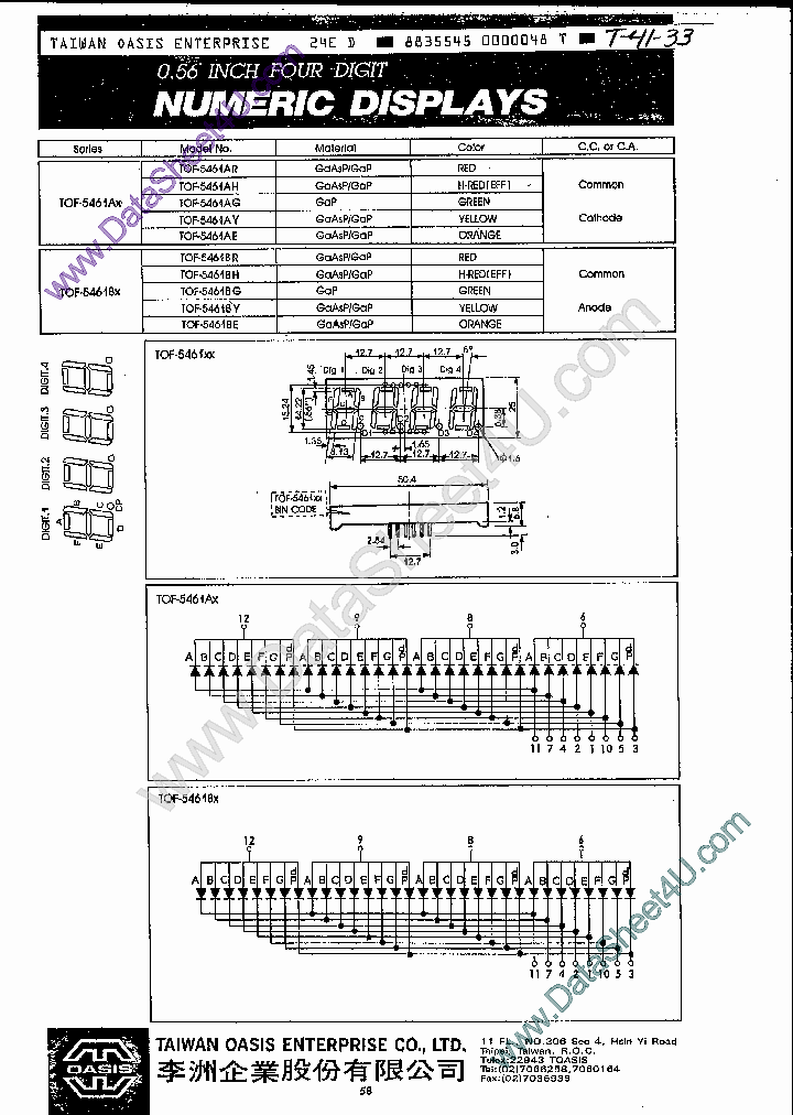 TOF-5461_5431637.PDF Datasheet