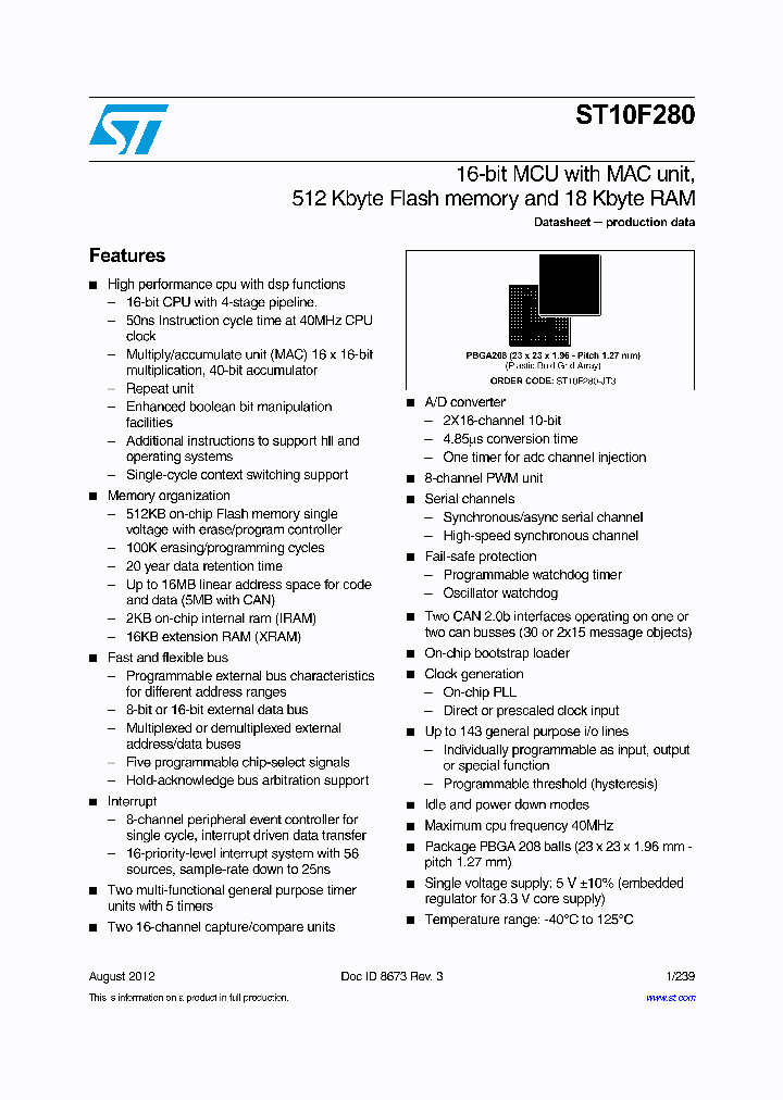 ST10F28012_5433682.PDF Datasheet