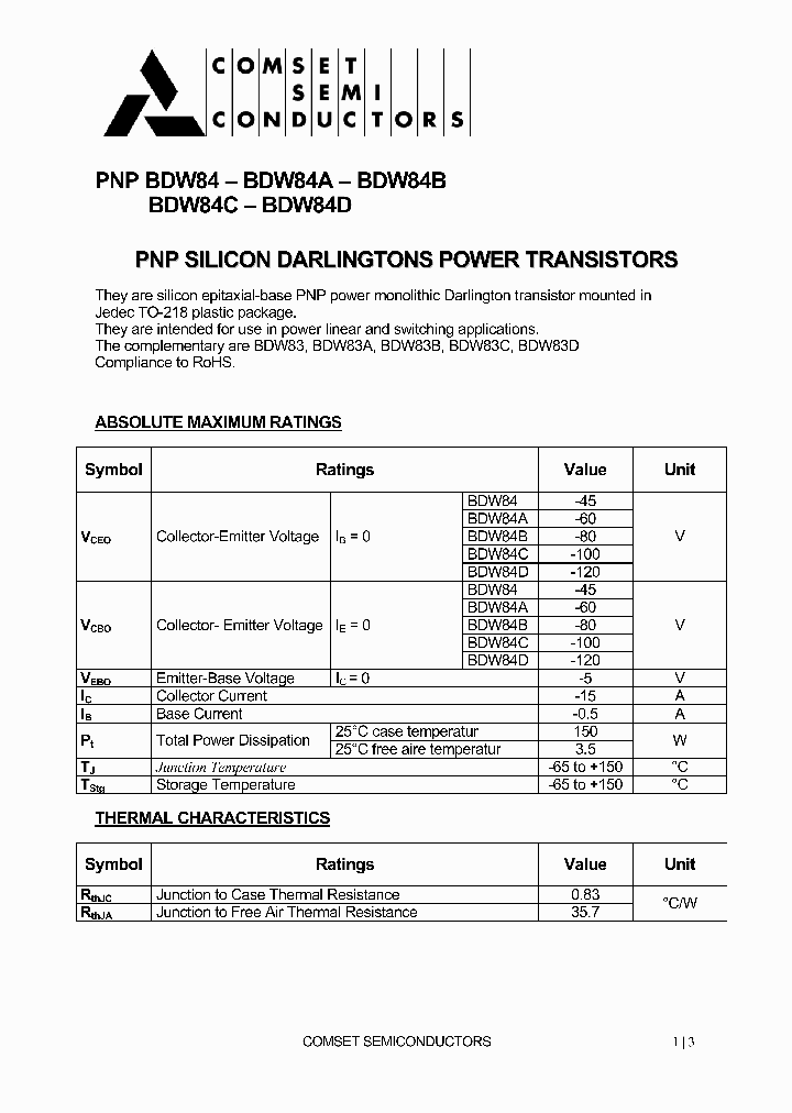 BDW84A_5474108.PDF Datasheet