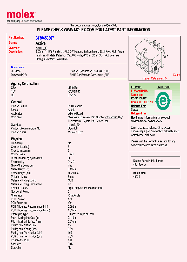 43045-0807_5582261.PDF Datasheet