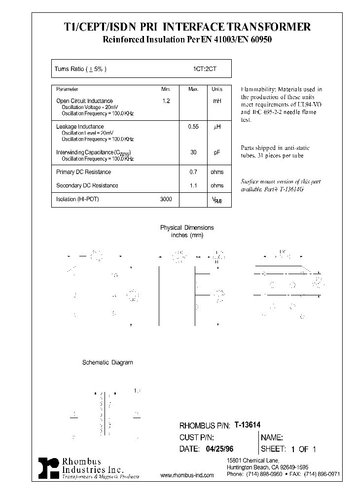 T-13614_5664506.PDF Datasheet