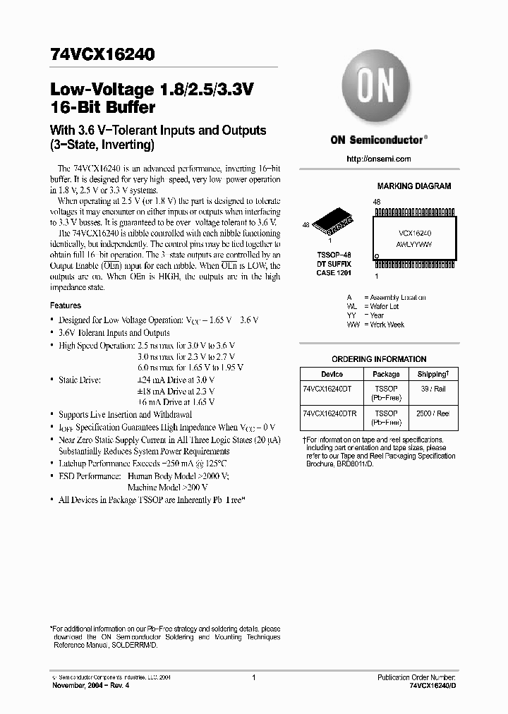 74VCX16240DTR_5670644.PDF Datasheet