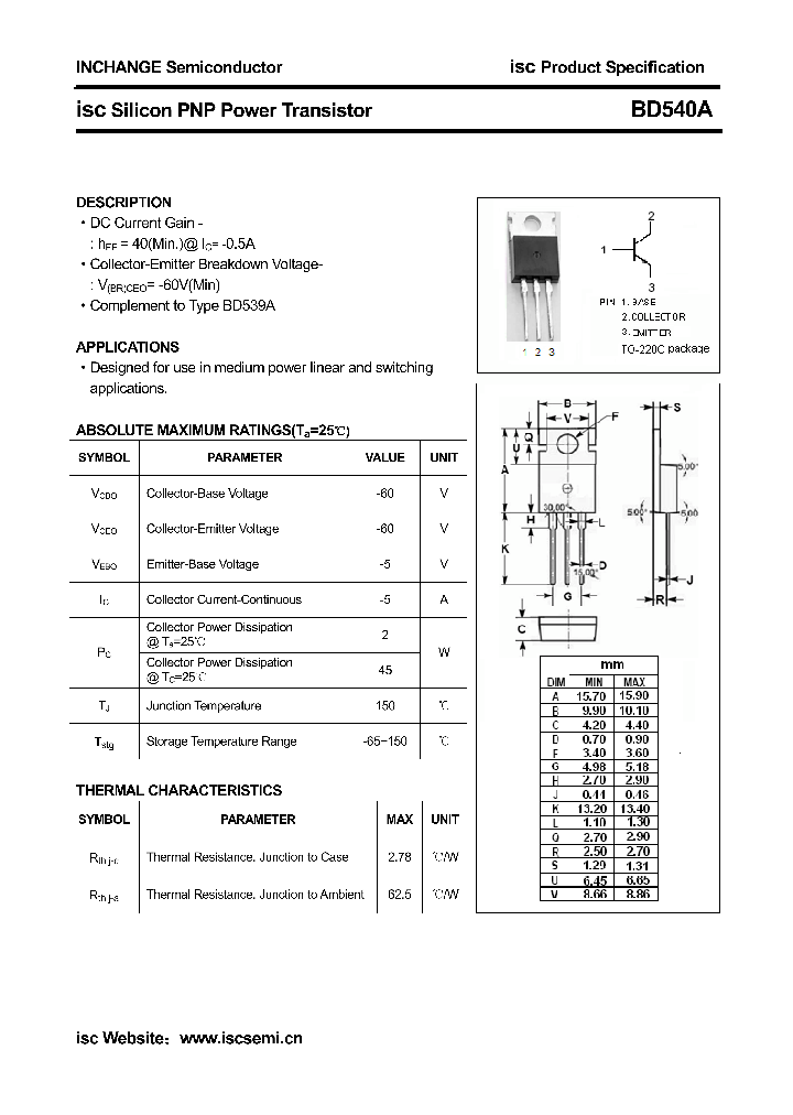 BD540A_5710388.PDF Datasheet