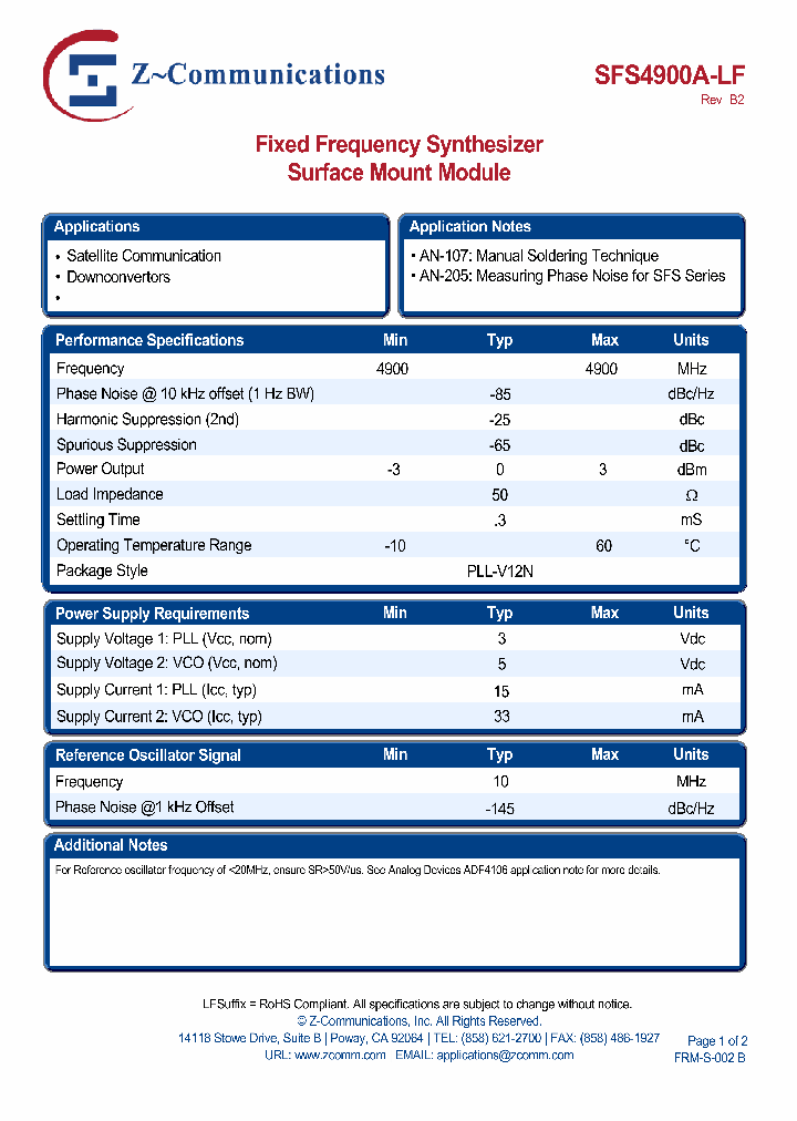 SFS4900A-LF11_5729928.PDF Datasheet