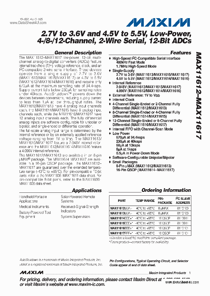 MAX11612_5733990.PDF Datasheet