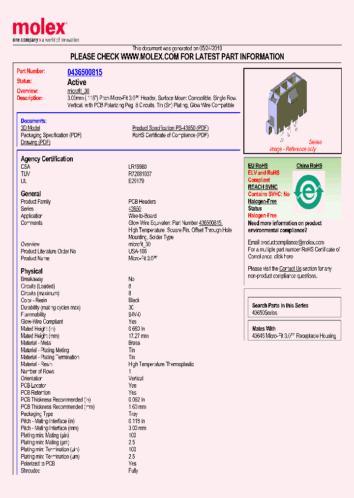 43650-0815_5744773.PDF Datasheet