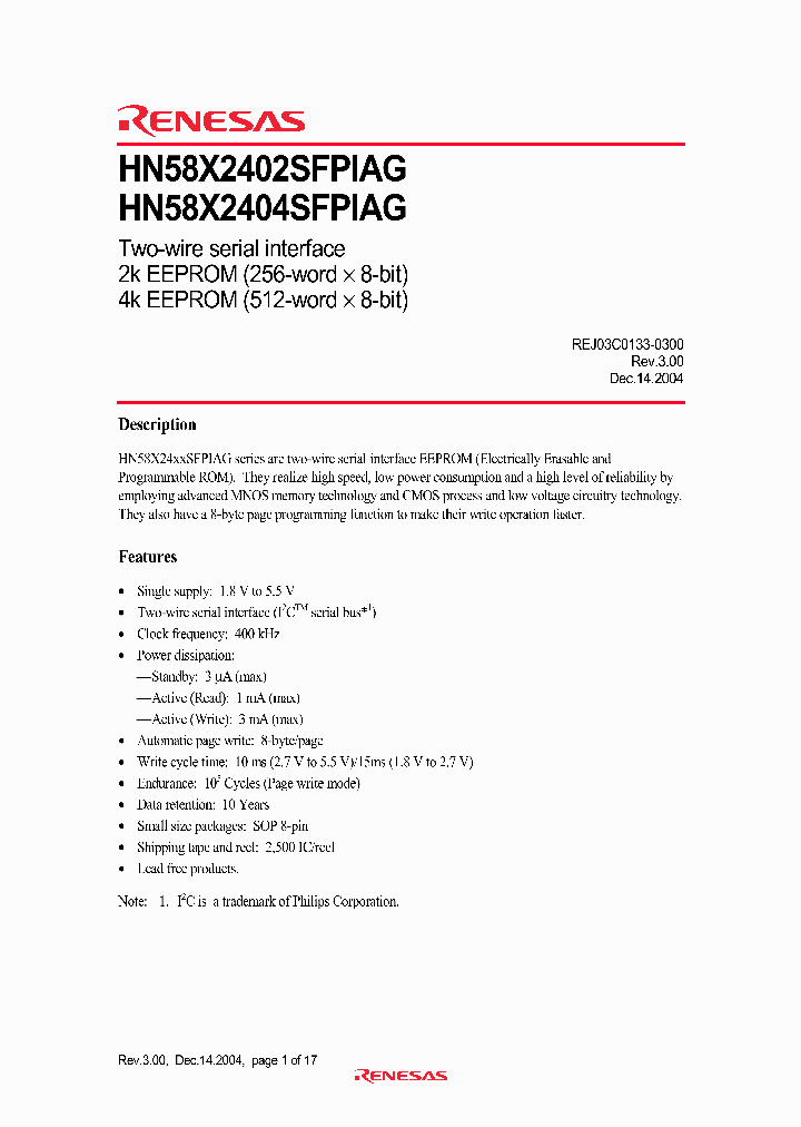 HN58X2404SFPIAGE_5764082.PDF Datasheet