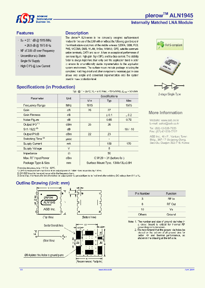 ALN1945_5790206.PDF Datasheet