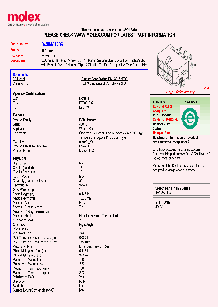 43045-1206_5796592.PDF Datasheet