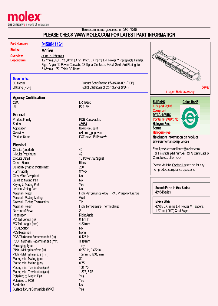 45984-1161_5917939.PDF Datasheet