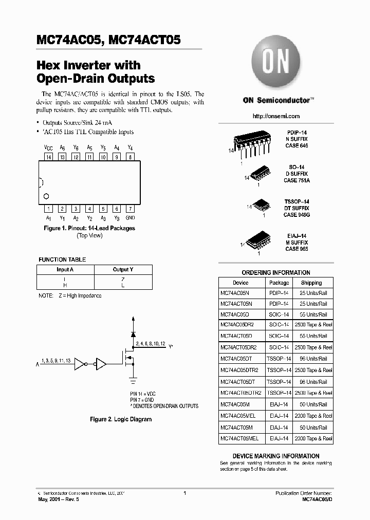 MC74ACT05DTR2_5918649.PDF Datasheet