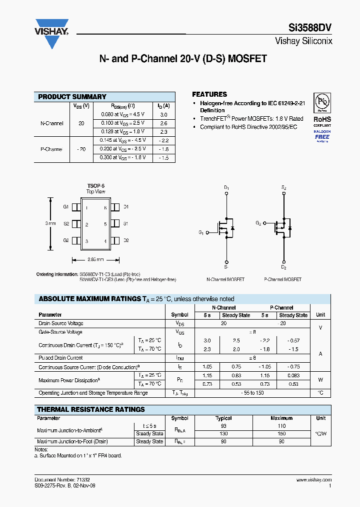 SI3588DV-T1-E3_5937765.PDF Datasheet