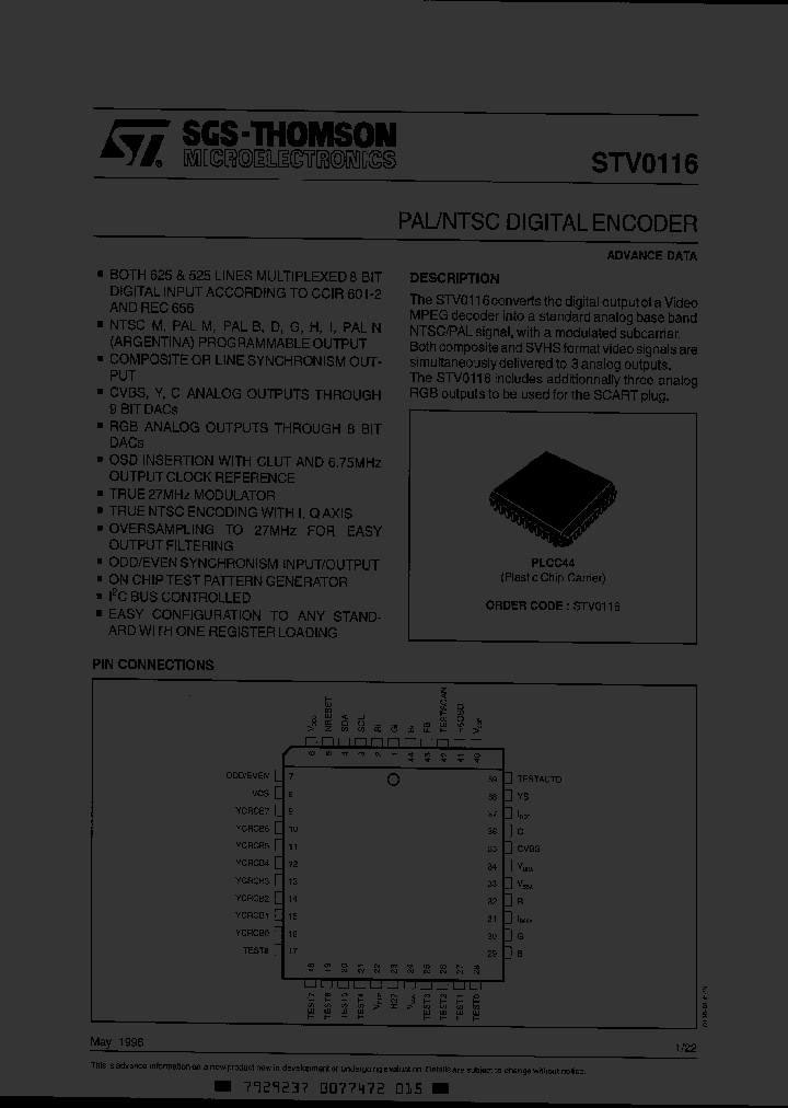 STV0116_6101597.PDF Datasheet