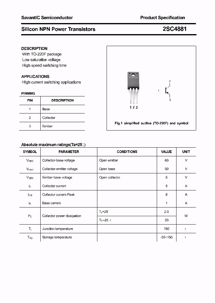 2SC4881_6481598.PDF Datasheet