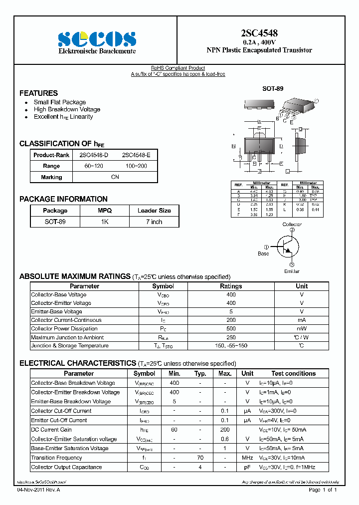 2SC4548_6483274.PDF Datasheet