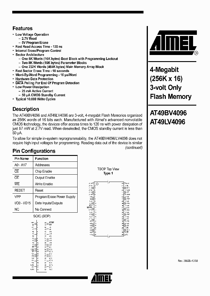 AT49BV4096_6507784.PDF Datasheet