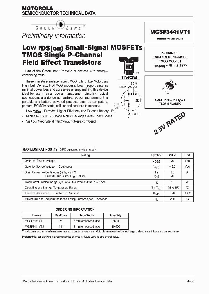 MGSF3441V_6781434.PDF Datasheet