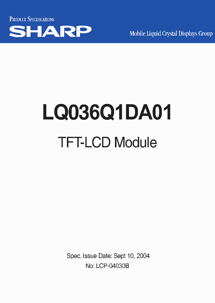 LQ036Q1DA01_6972430.PDF Datasheet
