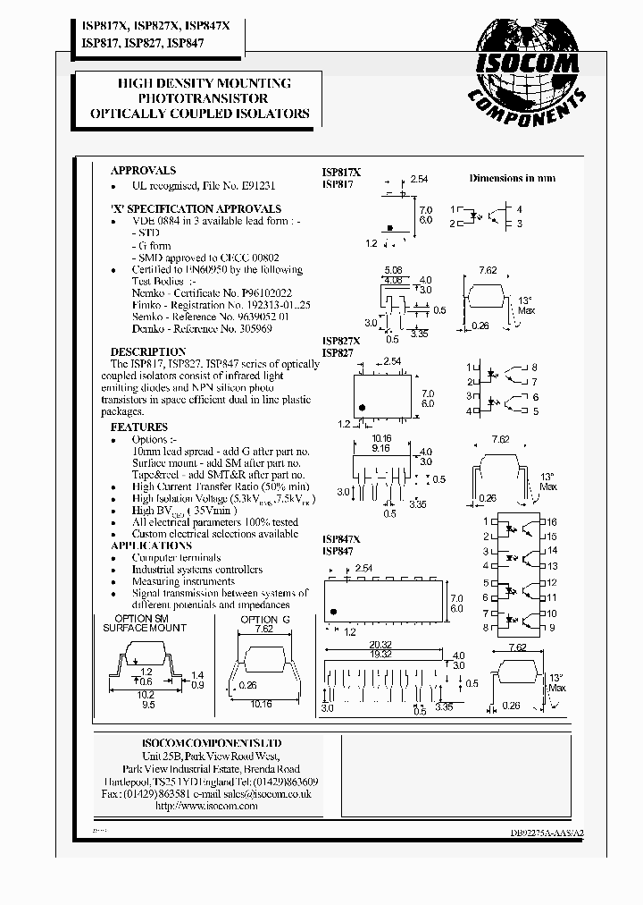 ISP817BLX-SM_7048107.PDF Datasheet