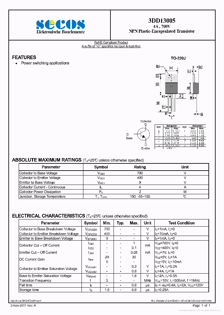 3DD13005_7198486.PDF Datasheet