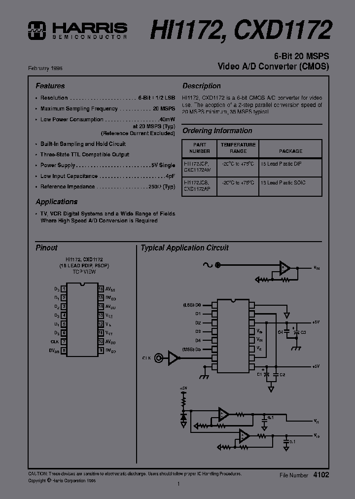 CXD1172AM_7250452.PDF Datasheet