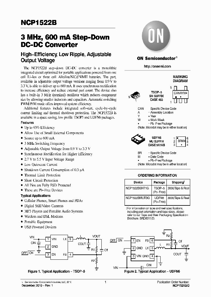 NCP1522B10_7254652.PDF Datasheet