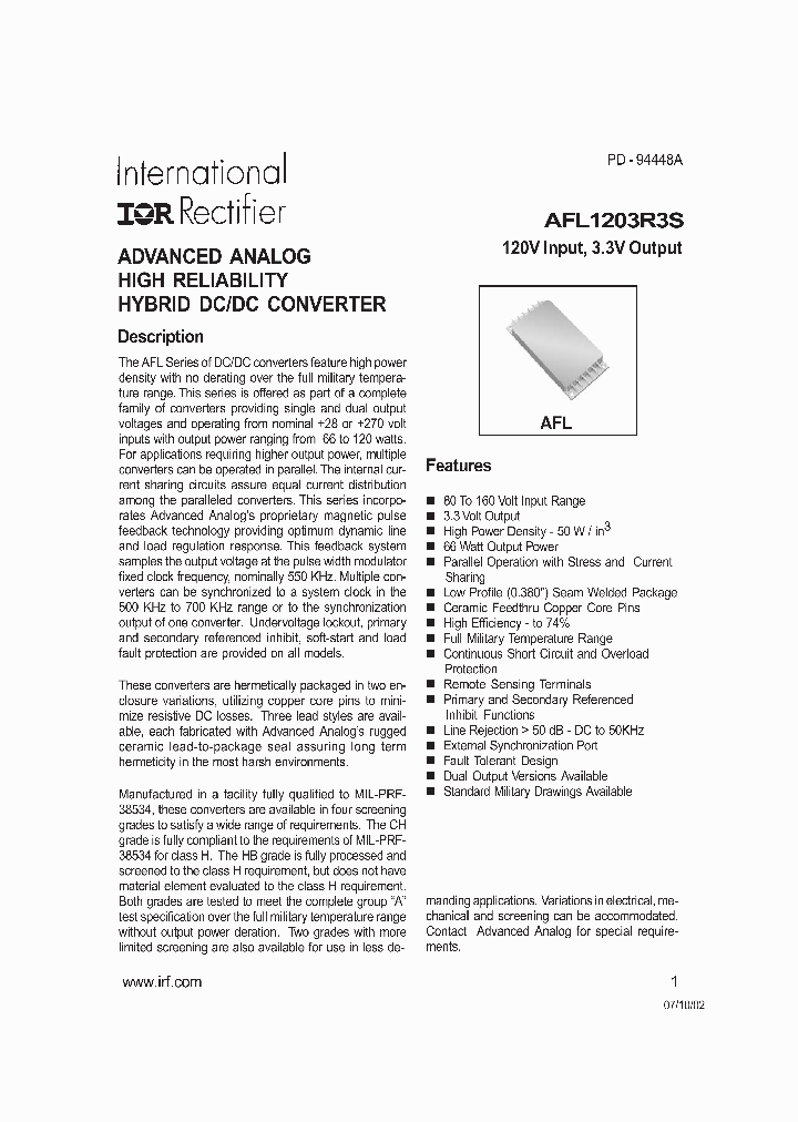 AFL1203R3SY_7278180.PDF Datasheet