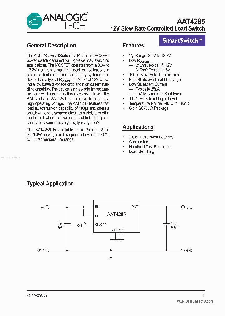 AAT4285_7307707.PDF Datasheet