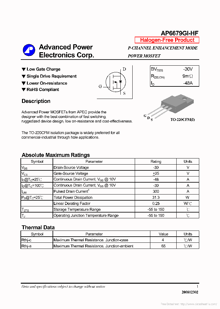 AP6679GI-HF_7320677.PDF Datasheet