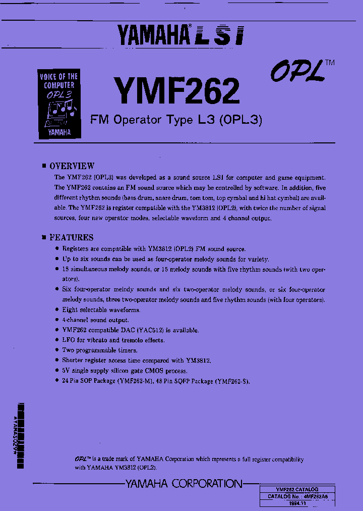 YMF262-M_7498597.PDF Datasheet
