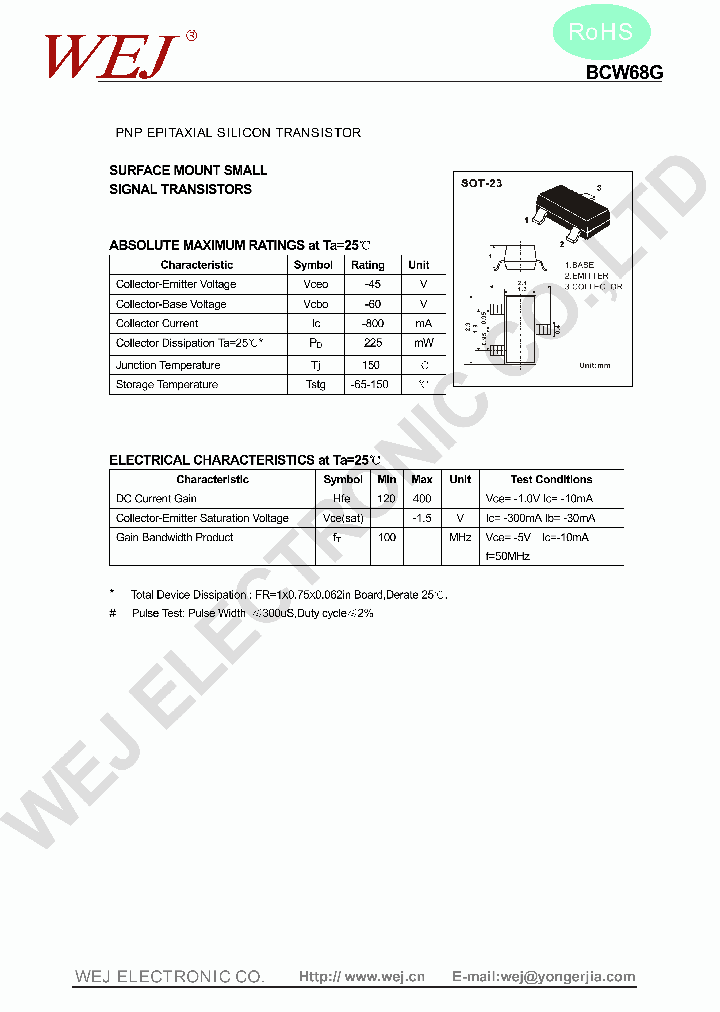 BCW68G_7528549.PDF Datasheet