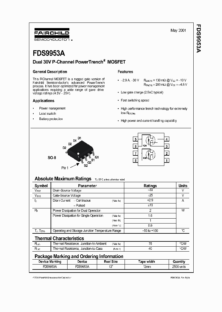 FDS9953AD84Z_7533797.PDF Datasheet