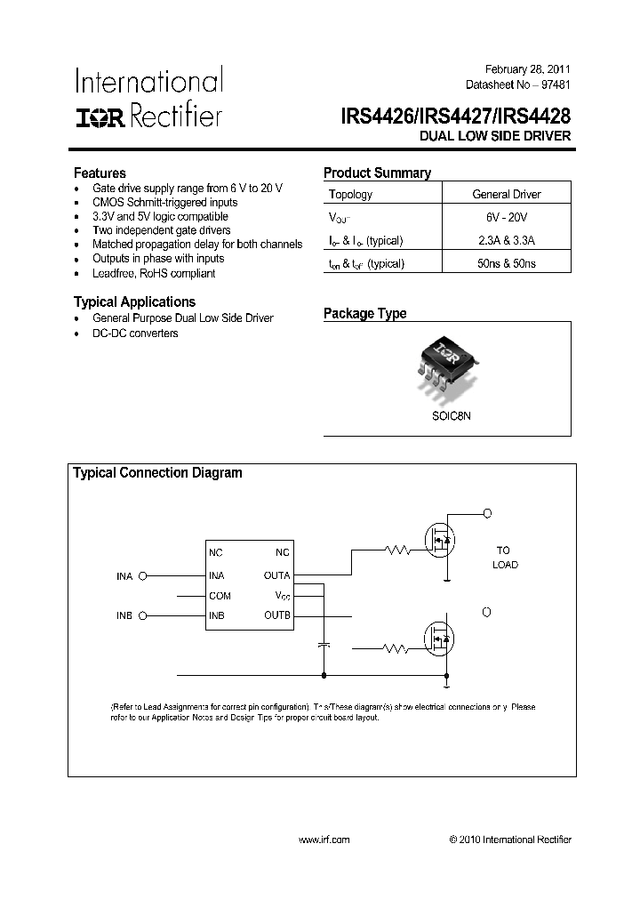 IRS4427STRPBF_7583742.PDF Datasheet