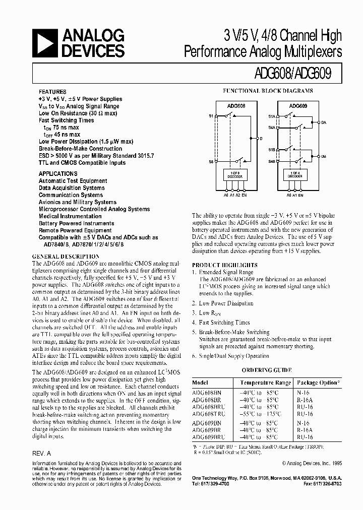 ADG609BNZ_7615078.PDF Datasheet