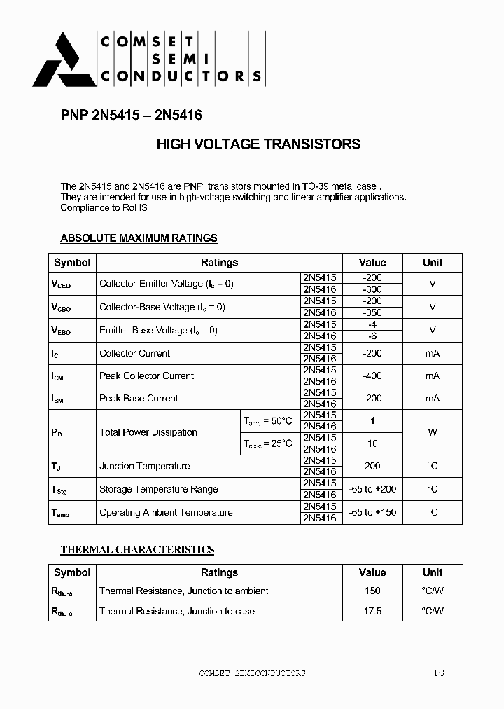 2N5415_7619897.PDF Datasheet