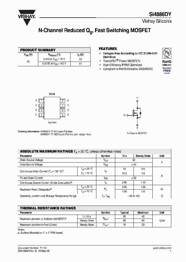 SI4886DY-T1-GE3_7642373.PDF Datasheet