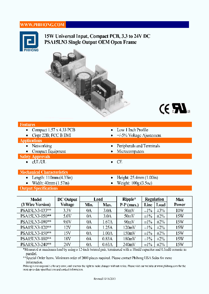 PSA15LN3-050_7678107.PDF Datasheet