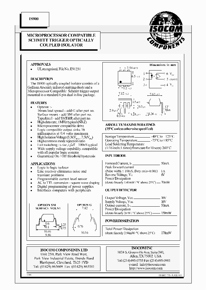 IS900SM_7707370.PDF Datasheet