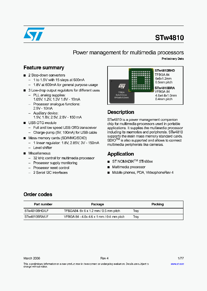 STW4810BHDLF_7709080.PDF Datasheet