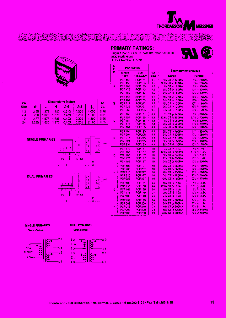 PCP238_7710901.PDF Datasheet