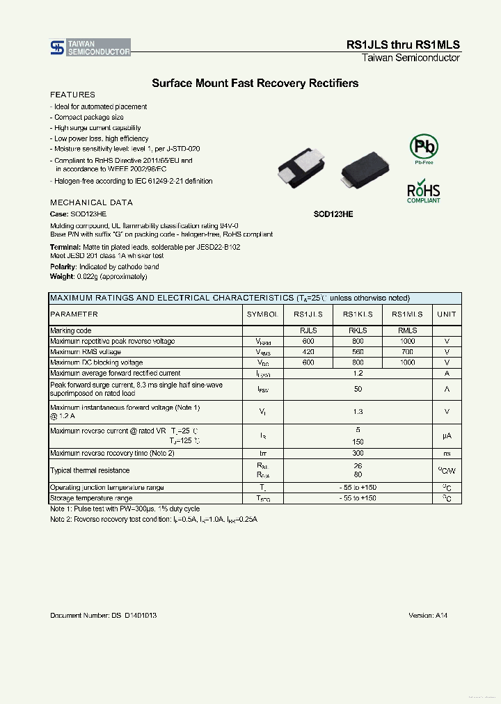 RS1KLS_7739045.PDF Datasheet