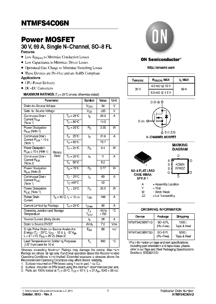 NTMFS4C06NT1G_7759836.PDF Datasheet